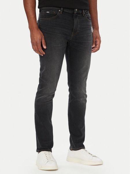 BOSS Jeansy H-Delaware 50564384 Czarny Slim Fit. Czarne jeansy męskie Boss. Za 674.99 zł.