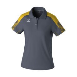 Damska koszulka polo Erima Evo Star. Szare koszulki sportowe damskie Erima, bez wzorów, bez kołnierzyka, bez ramiączek, do piłki nożnej. Za 181.00 zł.