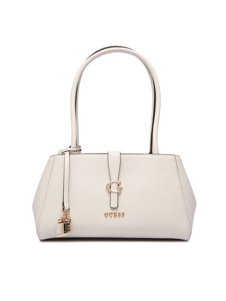 Guess Torebka Carrie HWVG98 96080 Écru. Torebki do ręki damskie Guess, z aplikacjami, ze skóry, bez dodatków. Za 639.99 zł.