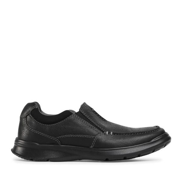 Półbuty Clarks. Czarne półbuty na co dzień męskie Clarks, bez zapięcia. Za 427.99 zł.