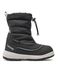Viking Śniegowce Toasty Pull-On Warm Gtx GORE-TEX 3-94015-2 Czarny. Czarne buty zimowe chłopięce Viking, bez wzorów, z gore-texu, bez zapięcia. Za 389.99 zł.