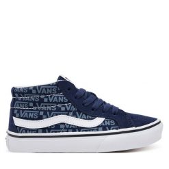 Tenisówki Vans. Niebieskie trampki i tenisówki chłopięce Vans, bez wzorów, bez zapięcia. Za 199.99 zł.