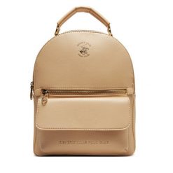 Plecak Beverly Hills Polo Club. Brązowe plecaki damskie Beverly Hills Polo Club, bez wzorów. Za 139.99 zł.