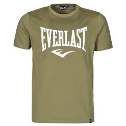 Koszulka treningowa męska Everlast Russel. Zielone koszulki sportowe męskie Everlast, m, bez wzorów, bez kołnierzyka, bez ramiączek. W wyprzedaży za 65.15 zł.