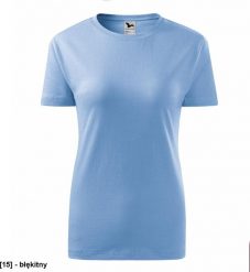 MALFINI Classic New 133 - ADLER - Koszulka damska, 145 g/m - błękitny M. Niebieskie t-shirty damskie Malfini, m, bez wzorów, bez kołnierzyka. Za 18.96 zł.