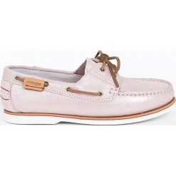Wrangler - Mokasyny Ocean. Szare mokasyny damskie Wrangler, z gumy. W wyprzedaży za 229.90 zł.