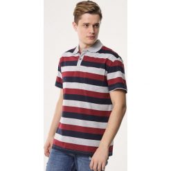Granatowo-Bordowa Koszulka Division Of Labor. Koszulki polo męskie Born2be. Za 34.99 zł.