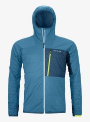Kurtka ocieplana męska Ortovox Swisswool Piz Duan Jacket. Niebieskie kurtki snowboardowe męskie ORTOVOX, m, bez wzorów, z materiału, długie, bez kaptura, narciarskie. Za 909.99 zł.