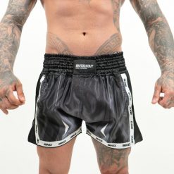 Knockout Fusion KickBox Szorty. Czarne krótkie spodenki sportowe męskie KNOCKOUT, l, bez wzorów. Za 151.79 zł.