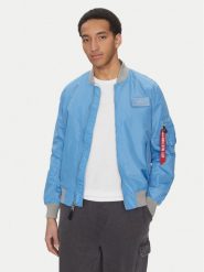 Alpha Industries Kurtka bomber MA-1 TTC Two Tone 126101 Niebieski Regular Fit. Niebieskie kurtki męskie Alpha Industries, l, bez wzorów, z syntetyku, bez kaptura. Za 379.99 zł.
