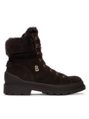 Bogner Trzewiki St.Moritz S 23 B 22546523 Brązowy. Brązowe botki damskie Bogner, ze skóry, bez obcasa, na płaskiej podeszwie, bez zapięcia. Za 1,799.00 zł.