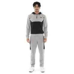 Leone 1947 Tech Herren-Trainingsanzug aus technischem Stoff. Szare buty sportowe męskie LEONE 1947 APPAREL, z dresówki, bez zapięcia, na fitness i siłownię. Za 235.76 zł.