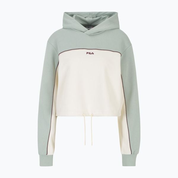 Bluza damska FILA Laagna Blocked Hoody. Zielone bluzy damskie Fila, bez wzorów, bez kaptura. Za 199.99 zł.