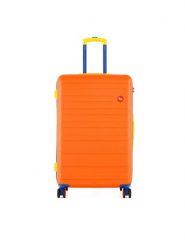 Semi Line Walizka duża T5843-3 Pomarańczowy. Brązowe walizki męskie Semi-line, bez wzorów, z tworzywa sztucznego, duże. Za 289.99 zł.