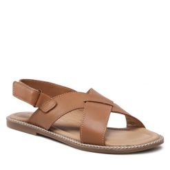 Sandały Lasocki Young. Brązowe sandały dziewczęce Lasocki Young, bez zapięcia. Za 139.99 zł.