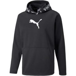 Bluza dresowa męska Puma TRAIN PWR. Czarne bluzy męskie Puma, l, bez wzorów, z dresówki, bez kaptura. Za 119.00 zł.