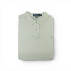 Koszulka polo męska Polo Ralph Lauren z krótkim rękawem. Brązowe koszulki polo męskie Ralph Lauren, l, bez wzorów, bez kołnierzyka, bez ramiączek, na golfa. Za 106.46 zł.