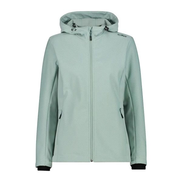 Kurtka damska softshell z kapturem CMP Honeycomb. Niebieskie kurtki damskie CMP, xs, bez wzorów, z dzianiny, z kapturem. Za 342.50 zł.