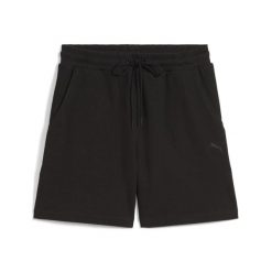 Damskie szorty HER 5" z wysokim stanem PUMA Black. Czarne szorty damskie Puma, xl, bez wzorów, z podwyższonym stanem. Za 120.99 zł.