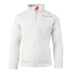 Dziewczęca kurtka polarowa Peak Mountain Gacesare. Białe buty zimowe dziewczęce Peak Mountain, bez wzorów, z polaru, bez zapięcia. W wyprzedaży za 162.00 zł.