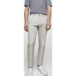 Mango Man - Spodnie Dublin3. Szare eleganckie spodnie męskie Mango Man, z bawełny. Za 199.90 zł.
