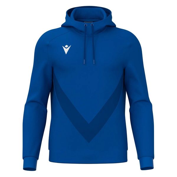 Bluza z kapturem Macron Fenders. Czerwone bluzy męskie Macron, xs, bez wzorów, z dżerseju, z kapturem, do piłki nożnej. Za 296.45 zł.