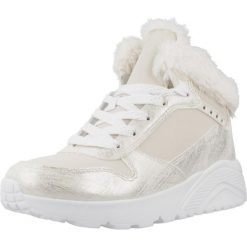 Buty zimowe dziewczęce, Uno Lite - Comfurt Collar. Białe buty sportowe dziewczęce Skechers, bez wzorów, bez zapięcia, trekkingowe, Skechers Sport. Za 289.99 zł.