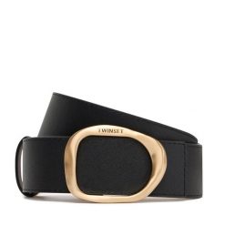 Pasek Damski TWINSET. Czarne paski damskie Twinset, bez wzorów. Za 459.99 zł.