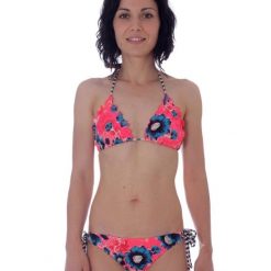 Góra od bikini damska Billabong Mix Mash Ruffles. Czerwone stroje kąpielowe dla dziewczynek Billabong, bez wzorów, z materiału. Za 52.64 zł.