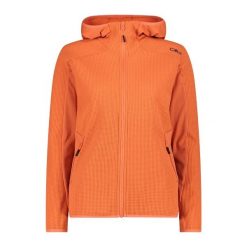 Damska bluza z kapturem zapinana na zamek CMP. Brązowe bluzy sportowe damskie CMP, xs, bez wzorów, z polaru, z kapturem, trekkingowe. Za 261.35 zł.