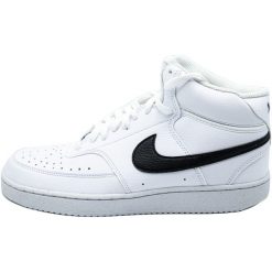 Buty do chodzenia męskie Nike Court Vision Mid NN. Białe buty sportowe męskie Nike, z materiału, bez zapięcia, trekkingowe, nike court. Za 459.00 zł.