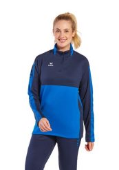 Bluza treningowa Erima Six Wings. Niebieskie bluzy męskie Erima, l, bez wzorów, z materiału, bez kaptura, na fitness i siłownię. Za 208.50 zł.
