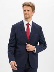 HUGO kurtka modułowa -Arti Mężczyźni Super Slim Fit niebieski, 54. Niebieskie kurtki męskie Hugo, m, bez wzorów, z wełny, eleganckie, bez kaptura. Za 1,449.95 zł.