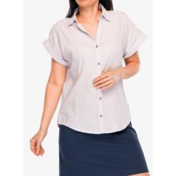 Koszula turystyczna damska Royal Robbins Oasis S/S. Szare koszule damskie ROYAL ROBBINS, s, bez wzorów, casualowe, bez kołnierzyka. Za 303.99 zł.