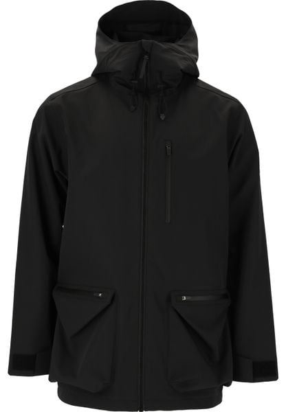 Kurtka z kapturem SOS Tulum. Czarne kurtki męskie SOS, l, bez wzorów, z materiału, eleganckie, z kapturem. Za 685.00 zł.
