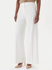 HUGO Spodnie materiałowe Huzili 50558131 Écru Wide Leg. Spodnie materiałowe damskie Hugo, bez wzorów, z materiału. Za 759.99 zł.