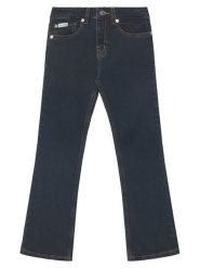Calvin Klein Jeans Jeansy Essential LVCKSJC03G Czarny Flare Fit. Czarne jeansy dla dziewczynek Calvin Klein Jeans, z bawełny. Za 249.99 zł.