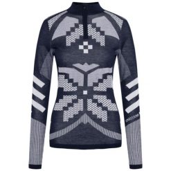 Damski sweter 1/4 zip Kari Traa Faith. Fioletowe swetry damskie Kari Traa, xl, bez wzorów, z dzianiny, bez kołnierzyka, bez ramiączek, długie, bez kaptura. Za 554.35 zł.