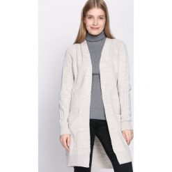 Kremowy Kardigan Think Twice. Kardigany damskie marki Born2be. Za 39.99 zł.