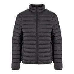 Kurtka Męska Niska Waga Pikowana Basic. Czarne kurtki męskie Urban Classics, m, bez wzorów, trekkingowe. Za 221.99 zł.