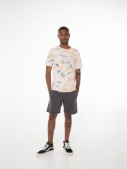 T-shirt męski Protest PRTTEAGIN. Białe t-shirty męskie Protest, na lato, l, bez wzorów, z bawełny, bez kołnierzyka. Za 109.90 zł.