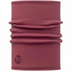 Komin chusta z wełny merino gruby heavyweight. Brązowe szaliki męskie Buff, na jesień, bez wzorów, z materiału. Za 142.49 zł.