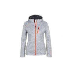 Kurtka polarowa damska Peak Mountain Alaine. Szare bluzy sportowe damskie Peak Mountain, xl, bez wzorów, z polaru, bez kaptura, narciarskie. W wyprzedaży za 207.50 zł.