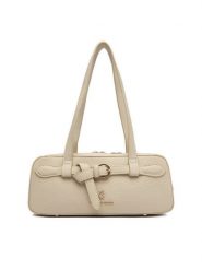 Beverly Hills Polo Club Torebka CEO-BHPC-C-003-09 Écru. Białe torebki do ręki damskie Beverly Hills Polo Club, bez wzorów, z materiału, bez dodatków. Za 177.99 zł.