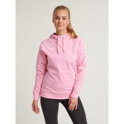 Bluza do piłki ręcznej damska Hummel hml GO z kapturem. Czerwone bluzy damskie Hummel, na wiosnę, xs, z aplikacjami, z bawełny, z kapturem. Za 154.00 zł.