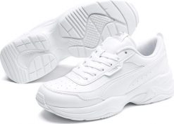 Puma Buty sportowe damskie Puma CILIA MODE białe 37112502 40. Białe obuwie sportowe damskie Puma, bez wzorów. Za 349.99 zł.