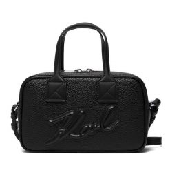 Torebka KARL LAGERFELD. Czarne torebki do ręki damskie KARL LAGERFELD, bez wzorów, klasyczne, bez dodatków. Za 619.99 zł.