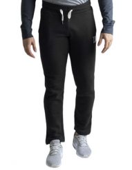 Leone 1947 Apparel Logo Haftowane spodnie męskie. Niebieskie spodnie sportowe męskie LEONE 1947 APPAREL, l, bez wzorów, z bawełny, na fitness i siłownię. Za 105.21 zł.
