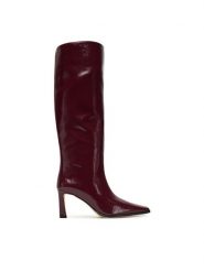 MICHAEL Michael Kors Kozaki Darrah 40F5DRMB5A Czerwony. Czerwone kozaki damskie MICHAEL Michael Kors, z lakierowanej skóry, bez obcasa, na szpilce. Za 1,469.00 zł.