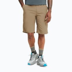 Spodenki trekkingowe męskie Jack Wolfskin Duneland. Brązowe szorty męskie Jack Wolfskin, m, bez wzorów, z materiału. Za 179.99 zł.